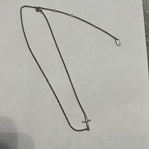 James Avery cross necklace.